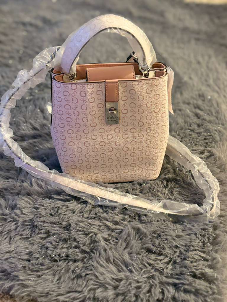 Bolsa Morral Guess Rosa Palo