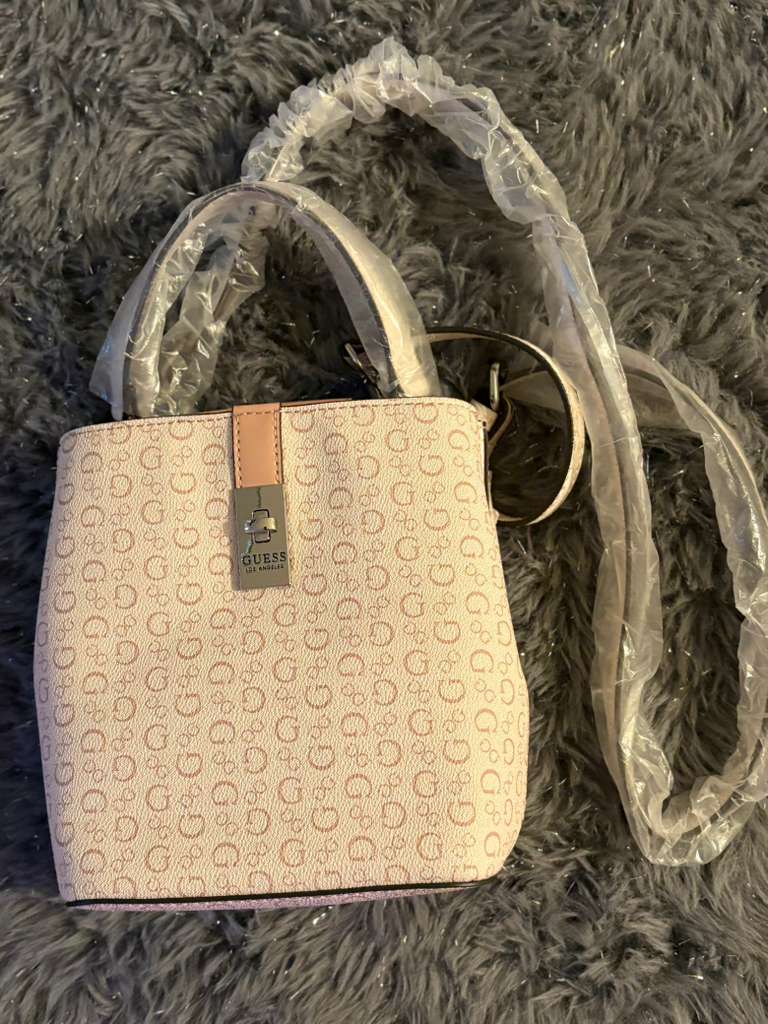 Bolsa Morral Guess Rosa Palo