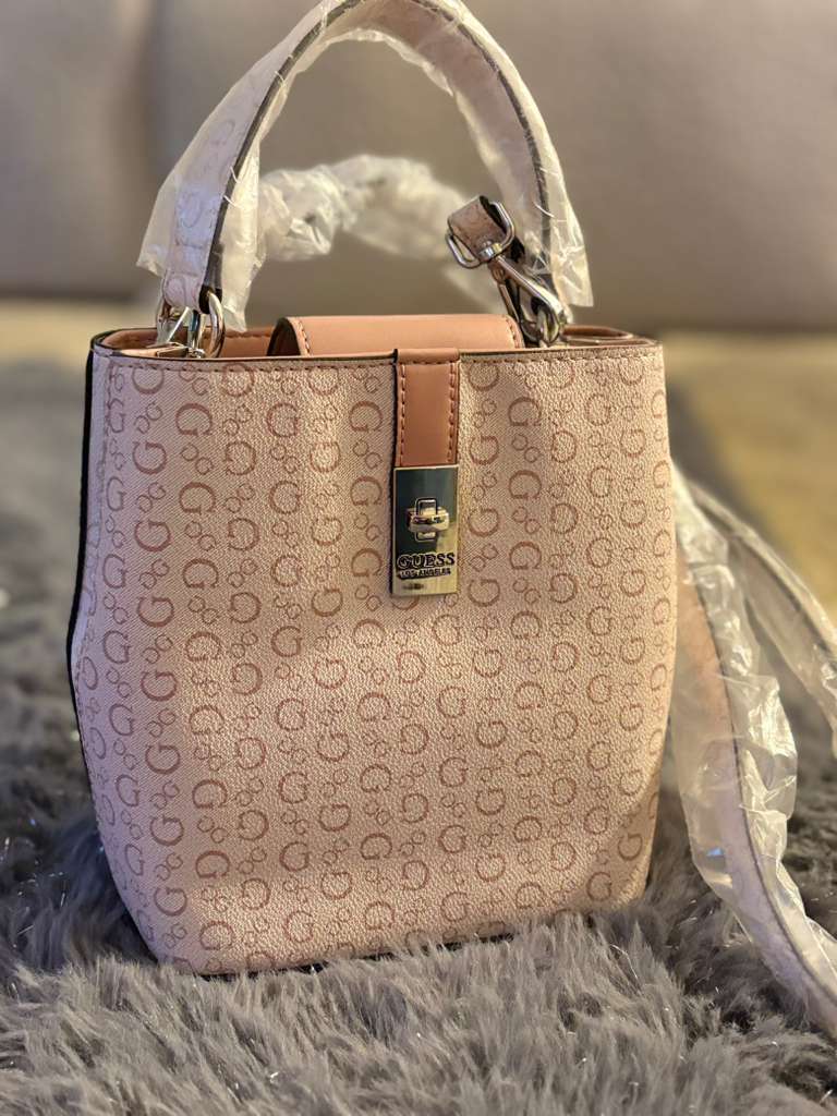 Bolsa Morral Guess Rosa Palo