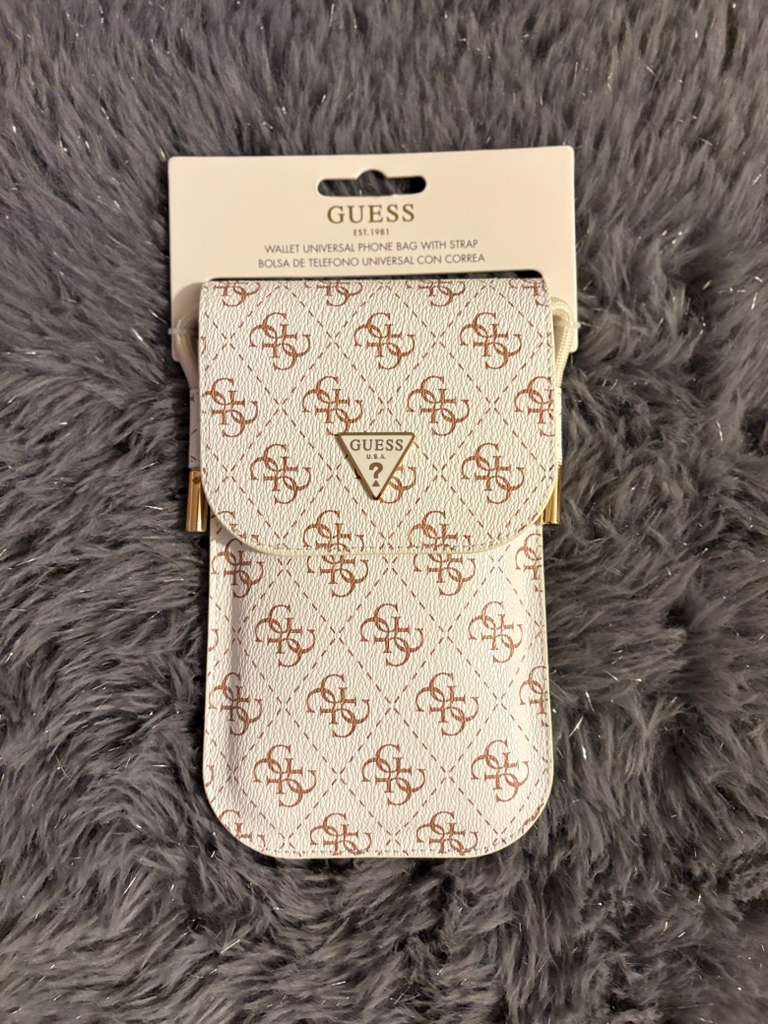 Funda para telefono universal Guess beige