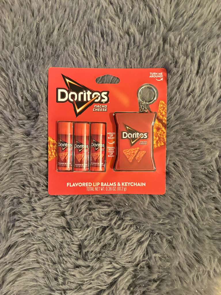 Flavored Lip Balms y llavero Doritos
